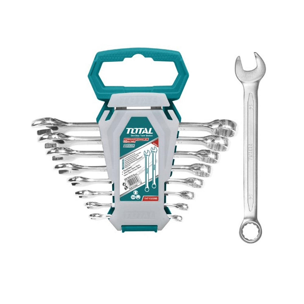 توتال تولز مجموعة مفاتيح ربط مركبة - 8 قطع