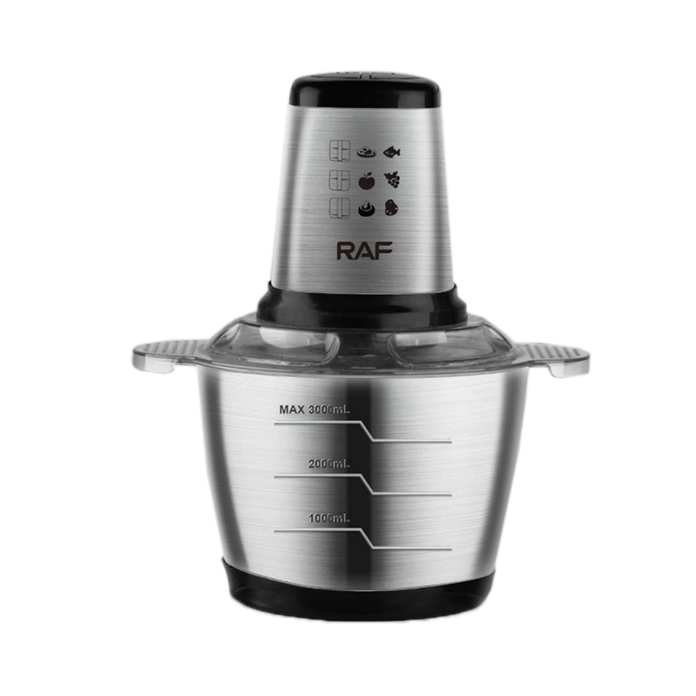 RAF معالجة طعام أربع شفرات سعة 3 لتر - قدرة 1000 واط