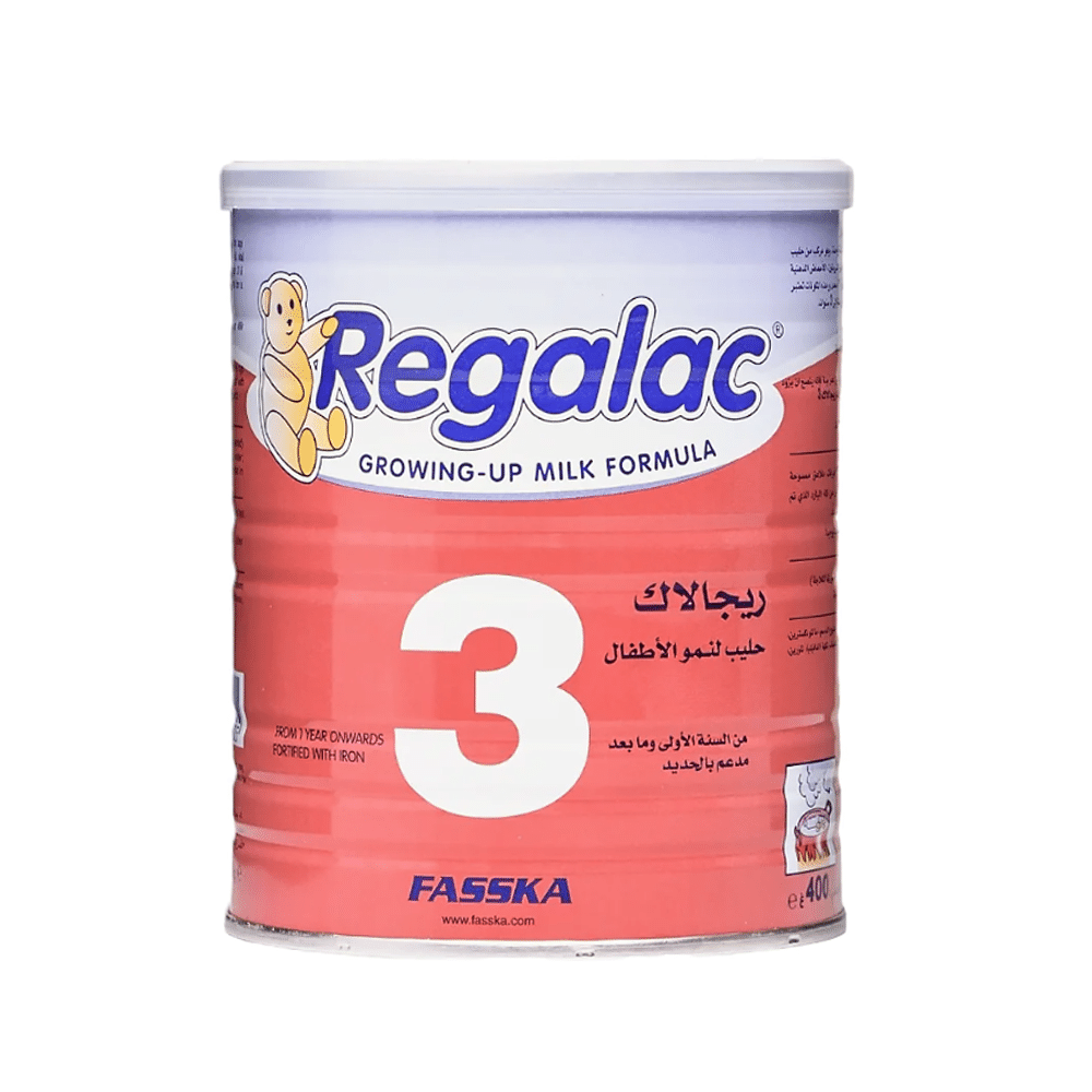 ريجالاك حليب أطفال رقم 3 مدعم بالحديد - 400 جرام