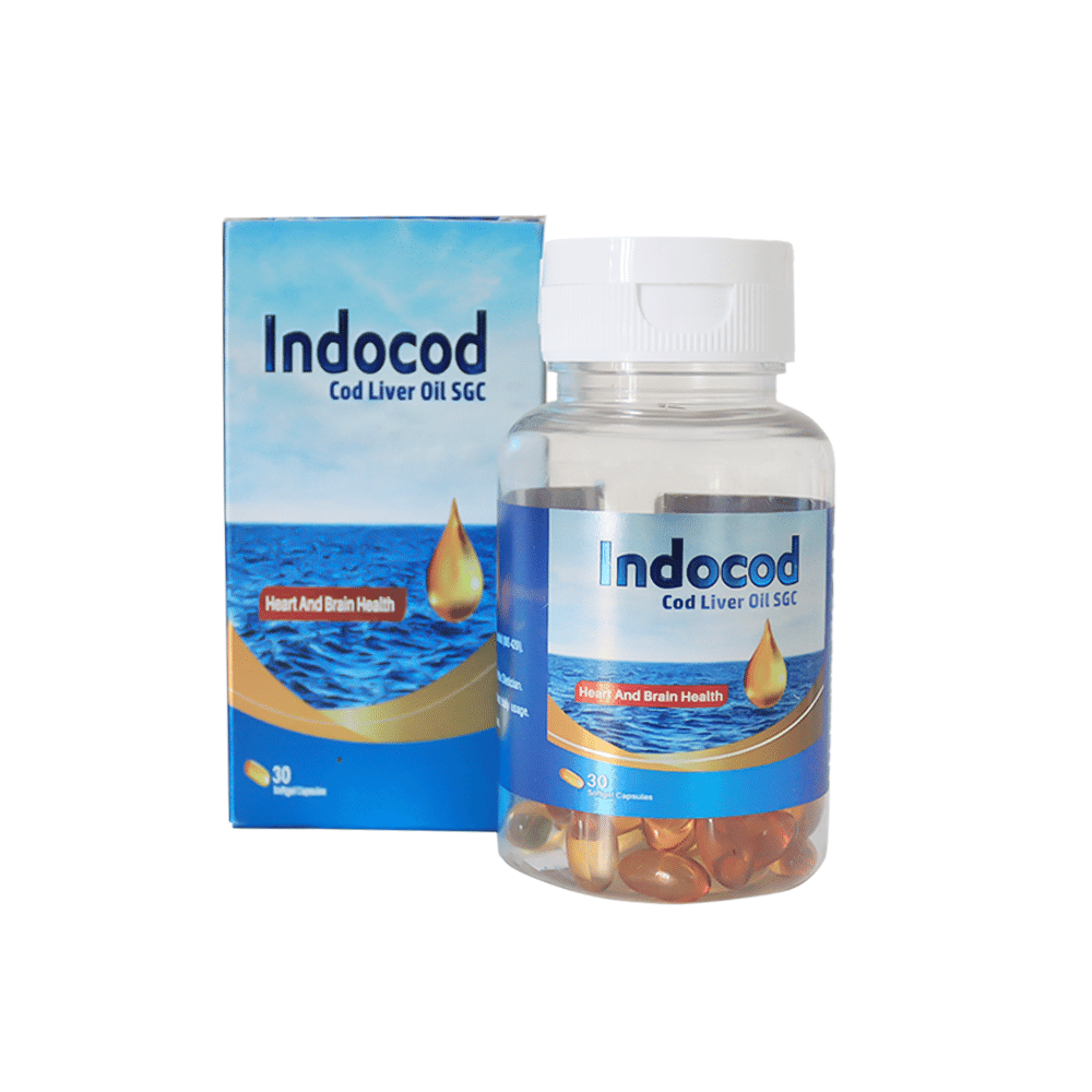 اندوكود زيت كبد سمك القد مكمل غذائي - 30 قرص