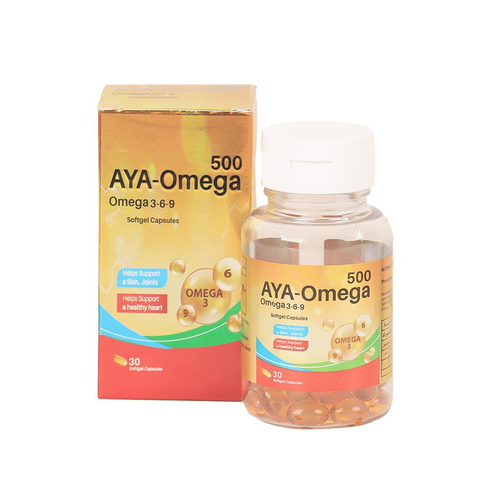 أيا أوميجا 3-6-9 تركيز 500 مجم - 30 كبسولة