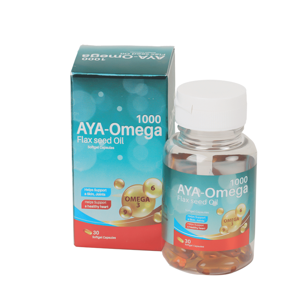 أيا أوميجا 3-6-9تركيز 1000 مجم -30 كبسولة