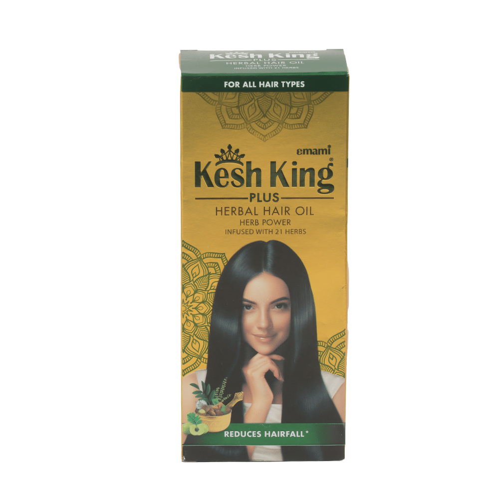امامي كيش كينج بلس زيت للعنايه بالشعر أعشاب للعناية بالشعر - 120مل