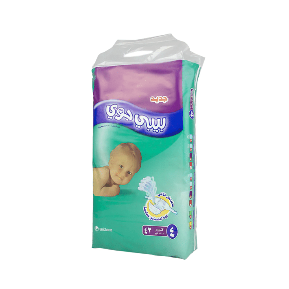 بيبي جوي حفاضات عدد 42 حفاض وزن 18- 10 كيلو - مقاس4