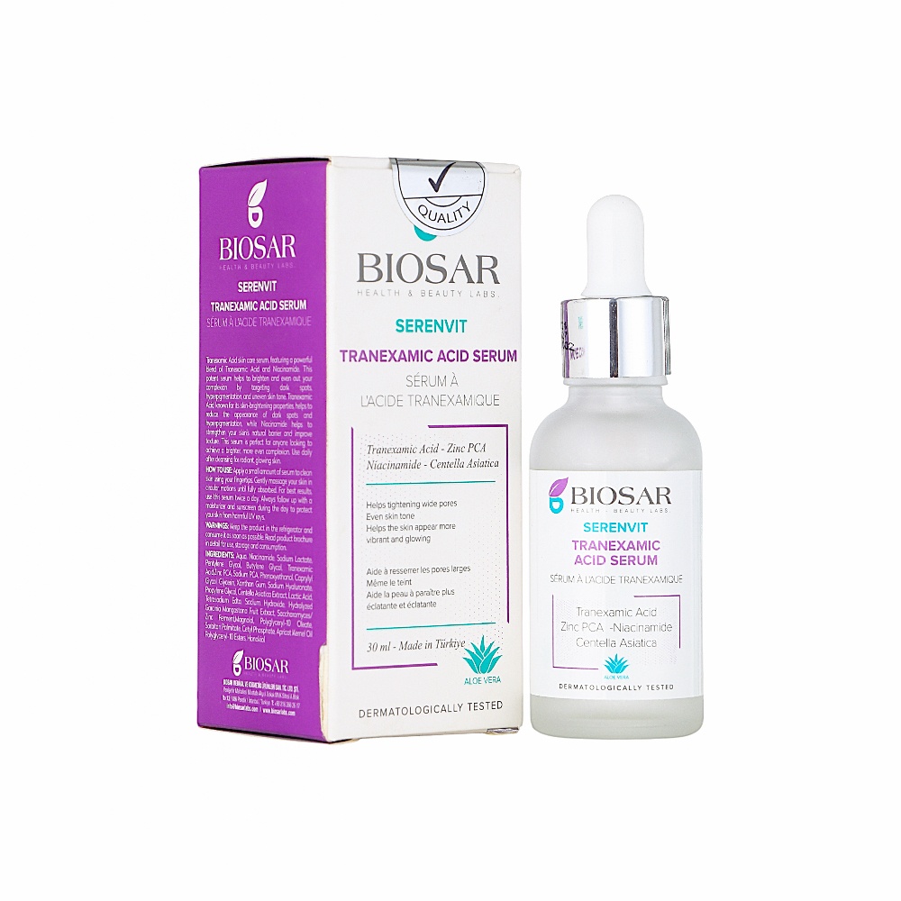بيوسار سيرينفيت سيروم حمض الترانيكساميك لإزالة تصبغات الوجه -  30 مل 