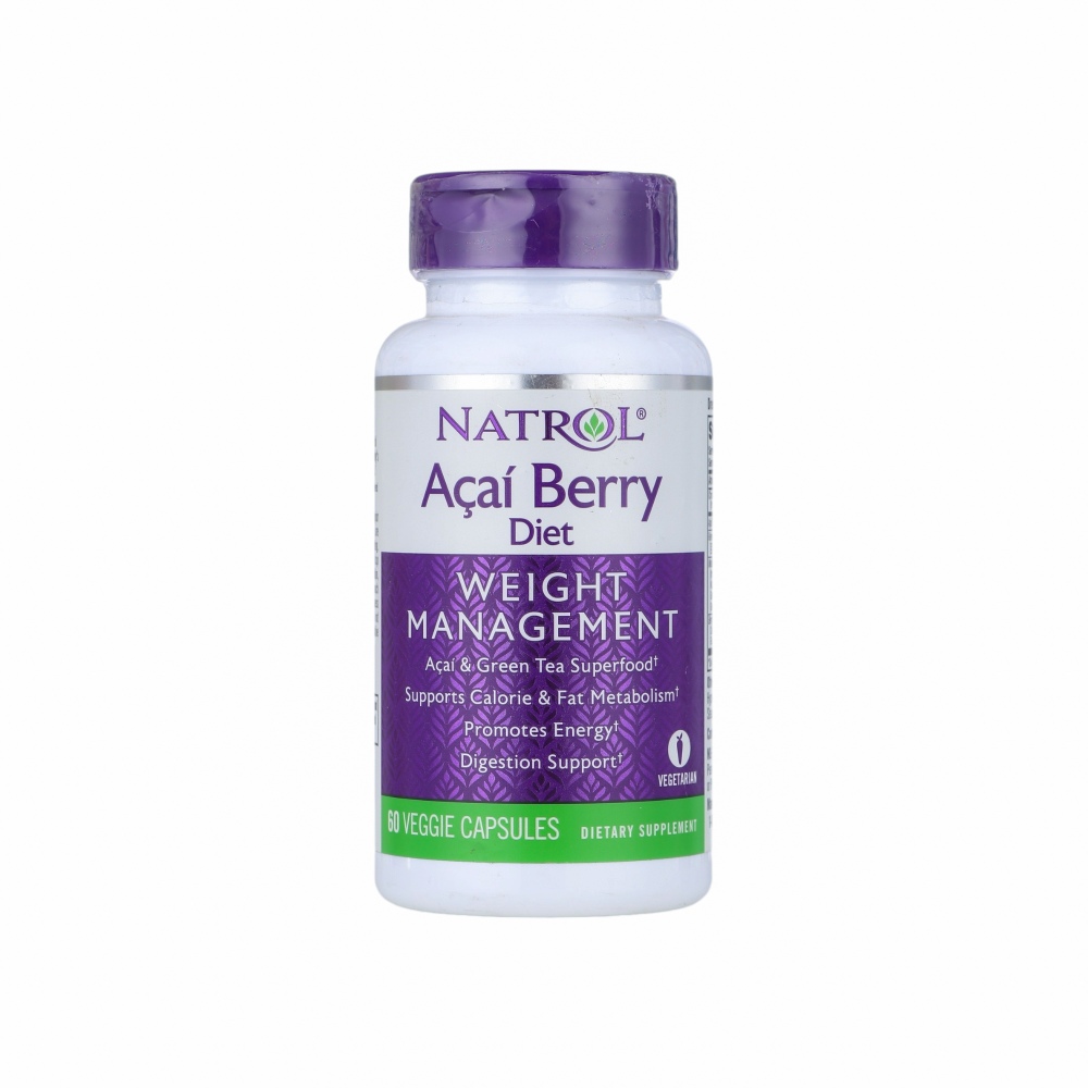 ناتشرال آيس بيري الشاي الأخضر مكمل غذائي لزيادة حرق الدهون وتحفيز الطاقة - 60 كبسولة