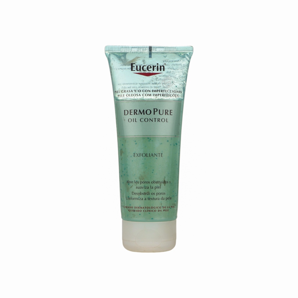 يوسرين ديرمو بيور أويل كنترول مقشر للبشرة الدهنية والمعرضة للشوائب - 100 مل