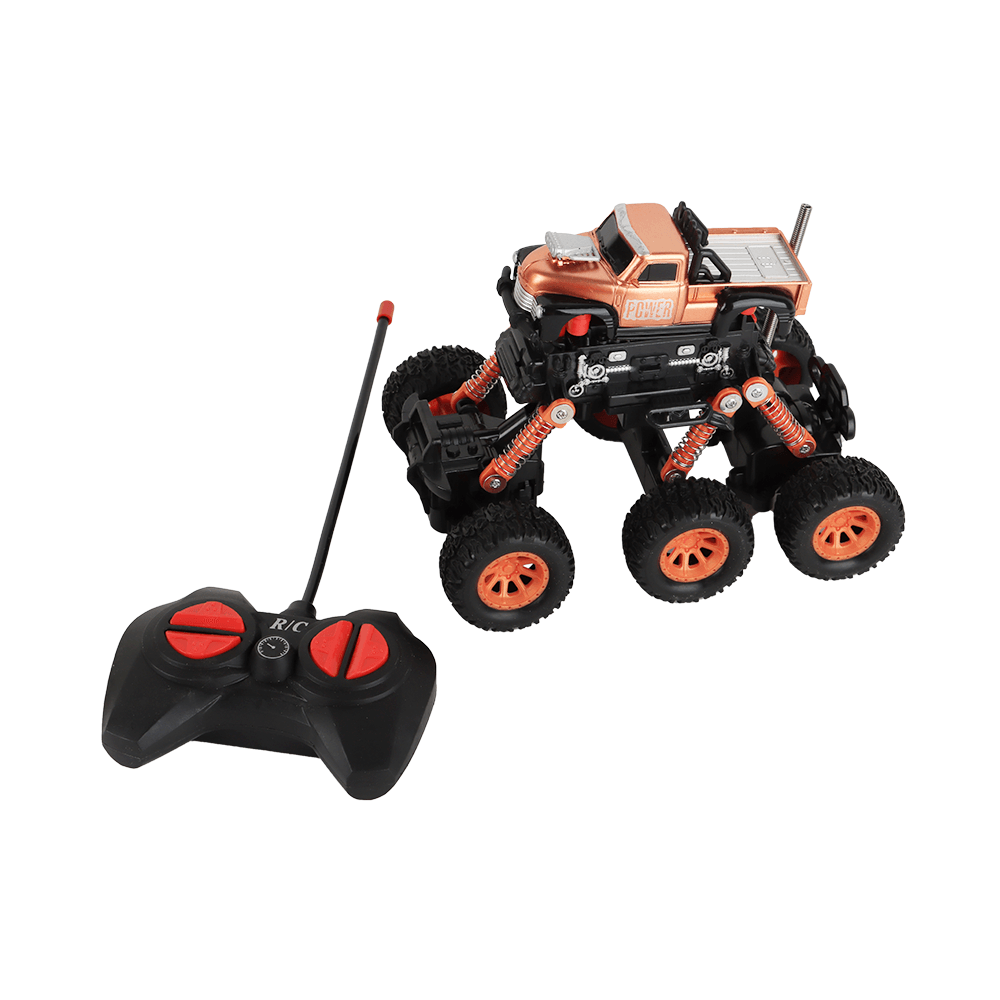 لعبة شاحنة الارض الوعرة بريموت كونترول للاطفال -6 عجلات