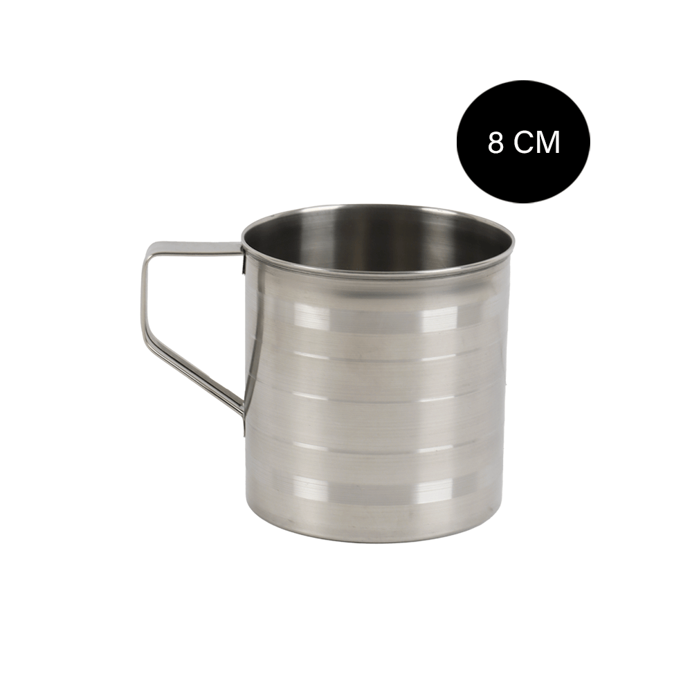 البدر كوب أستيل مقاس 8 سم
