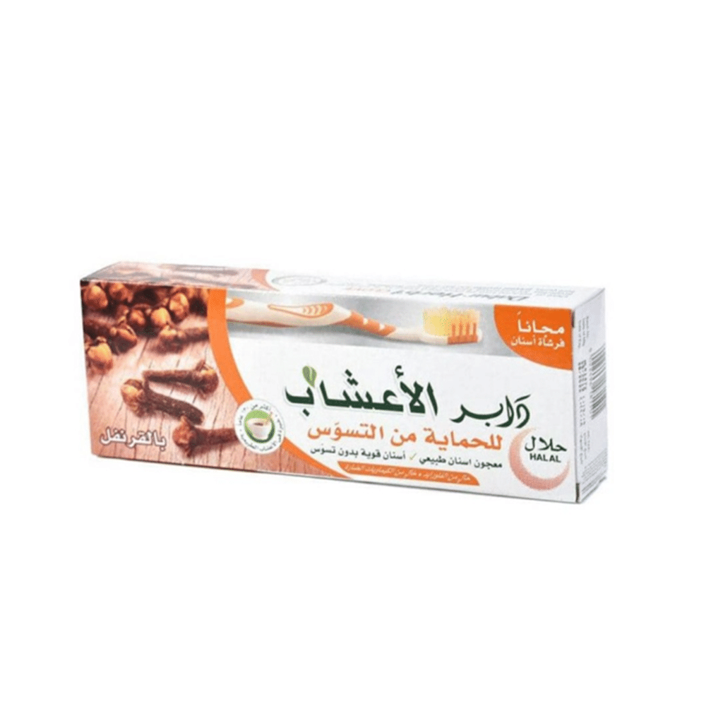دابر معجون أسنان بخلاصة القرنفل مع فرشاة - 150 جم