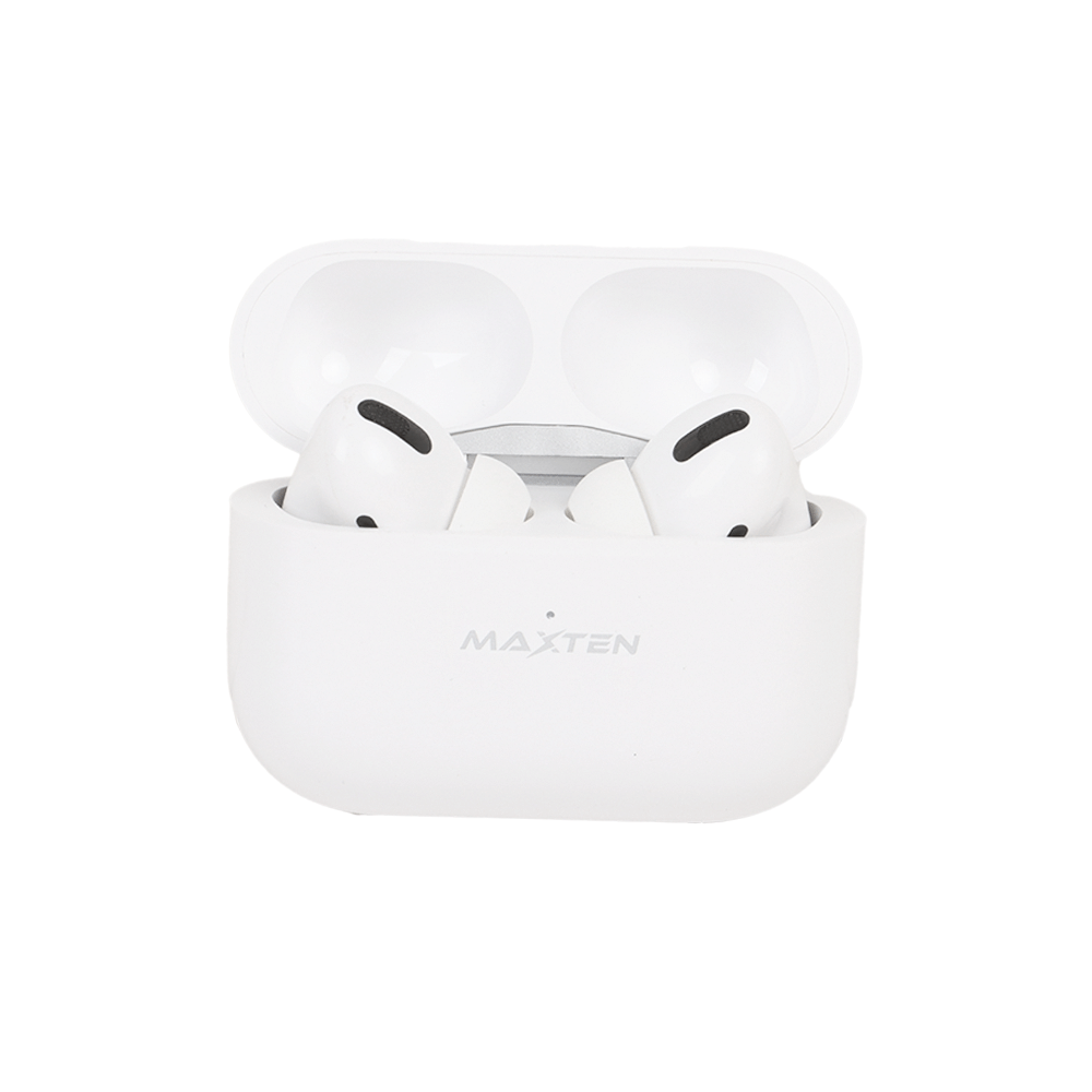 ماكس تن سماعة لاسلكية موديل Air3 - ببطارية 400 مللي أمبير للعلبة و 30 مللي أمبير للسماعة