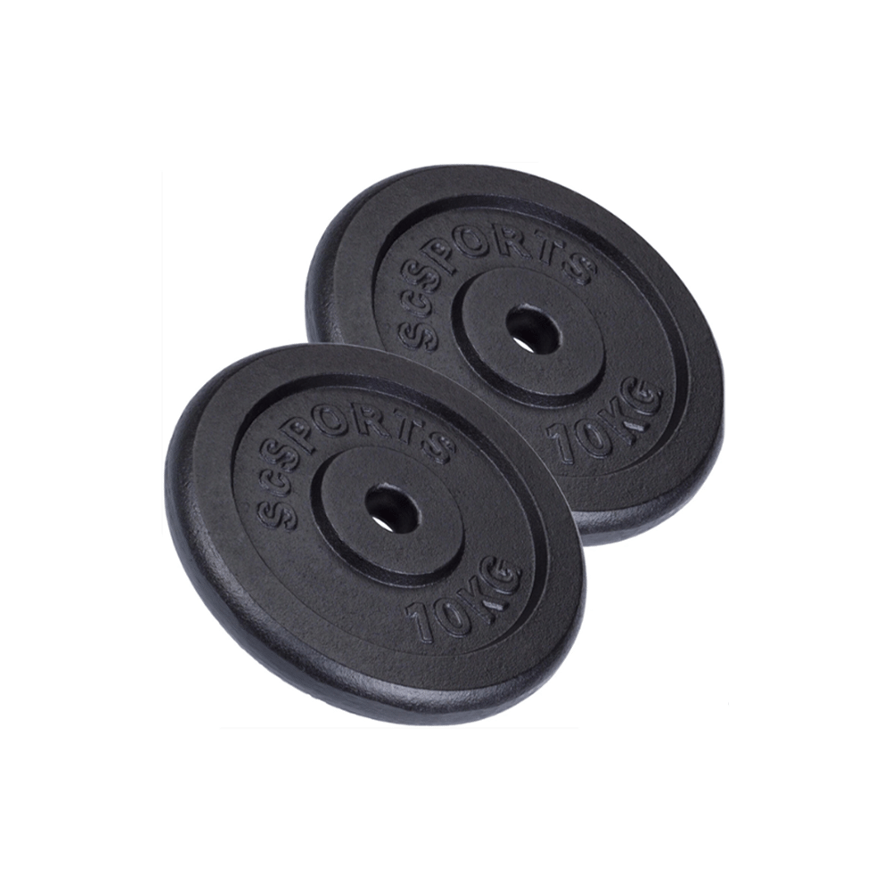 الواح وزن من الحديد الزهر - عدد 2 × 10 كجم