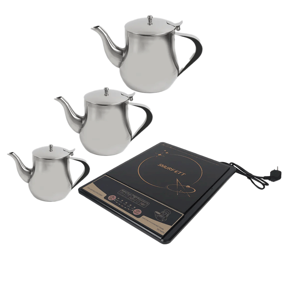 باكج المطبخ من طباخة كهربائية و إبريق شاي - عدد 3 قطع