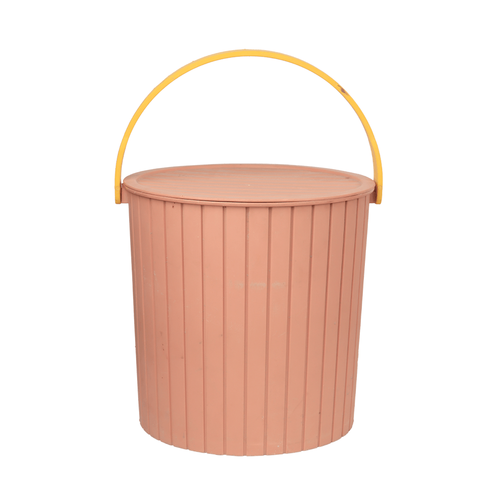 سطل متعدد الاستخدامات مع غطاء - 26سم