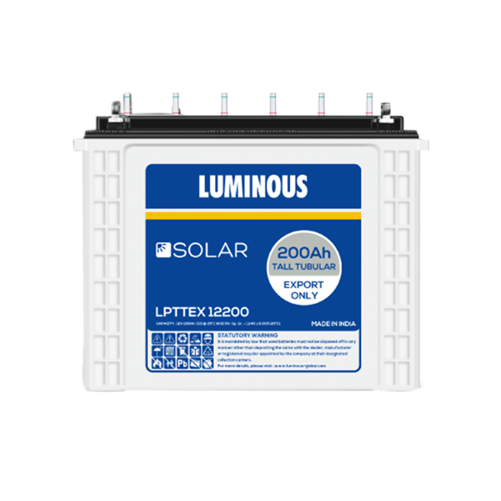 لومينوس C10 بطارية أنظمة الطاقة الشمسية 12 فولت - سعة 200 ملليأمبير