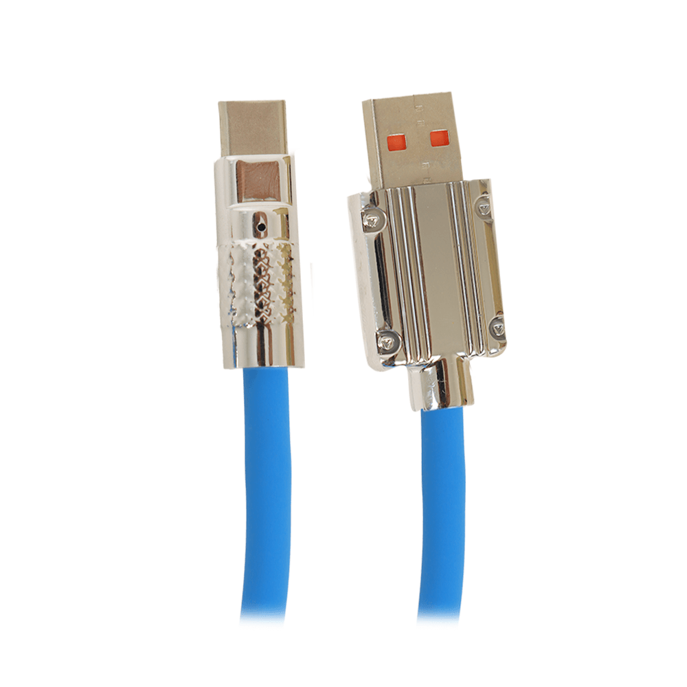 SUPER CABLE توصيلة USB TO TYPE-C 6A 120W بطول متر موديل 288