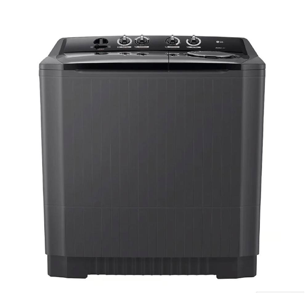 ال جي غسالة  حوضين ١٦ كيلو رمادي - P2061PT