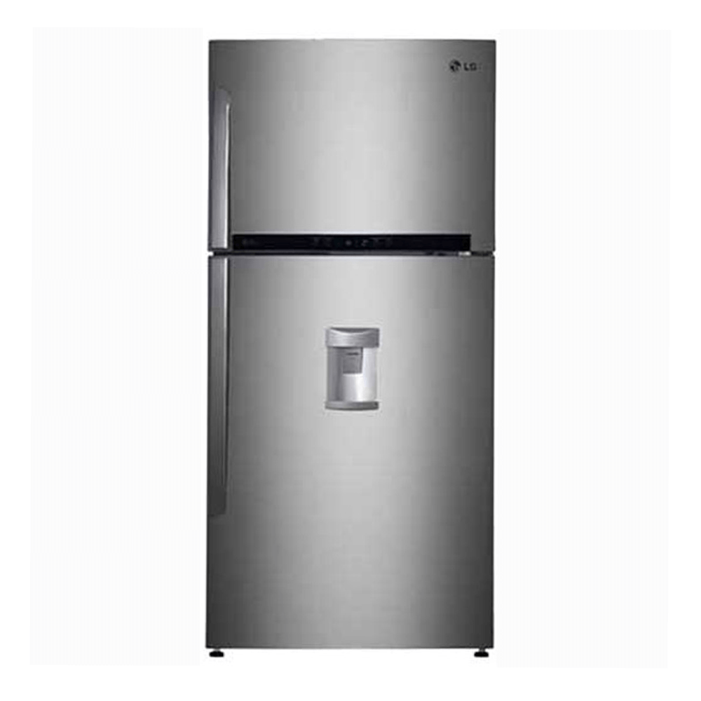 ال جي ثلاجة بابين لون فضي - موديل GR-F882HLHM