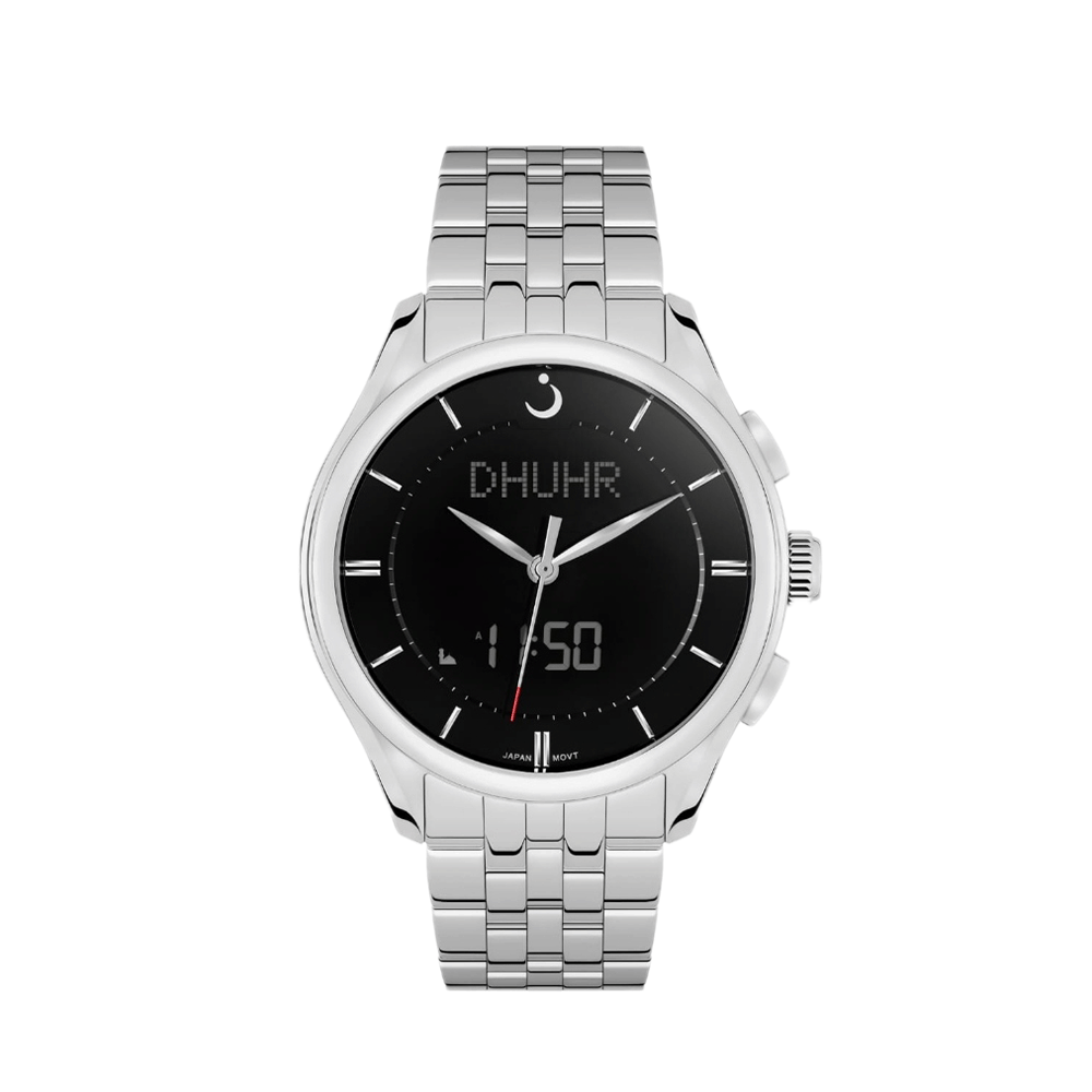 الفجر ساعة يد بهيكل وسوار من الاستانلس أستيل - موديل WB-20