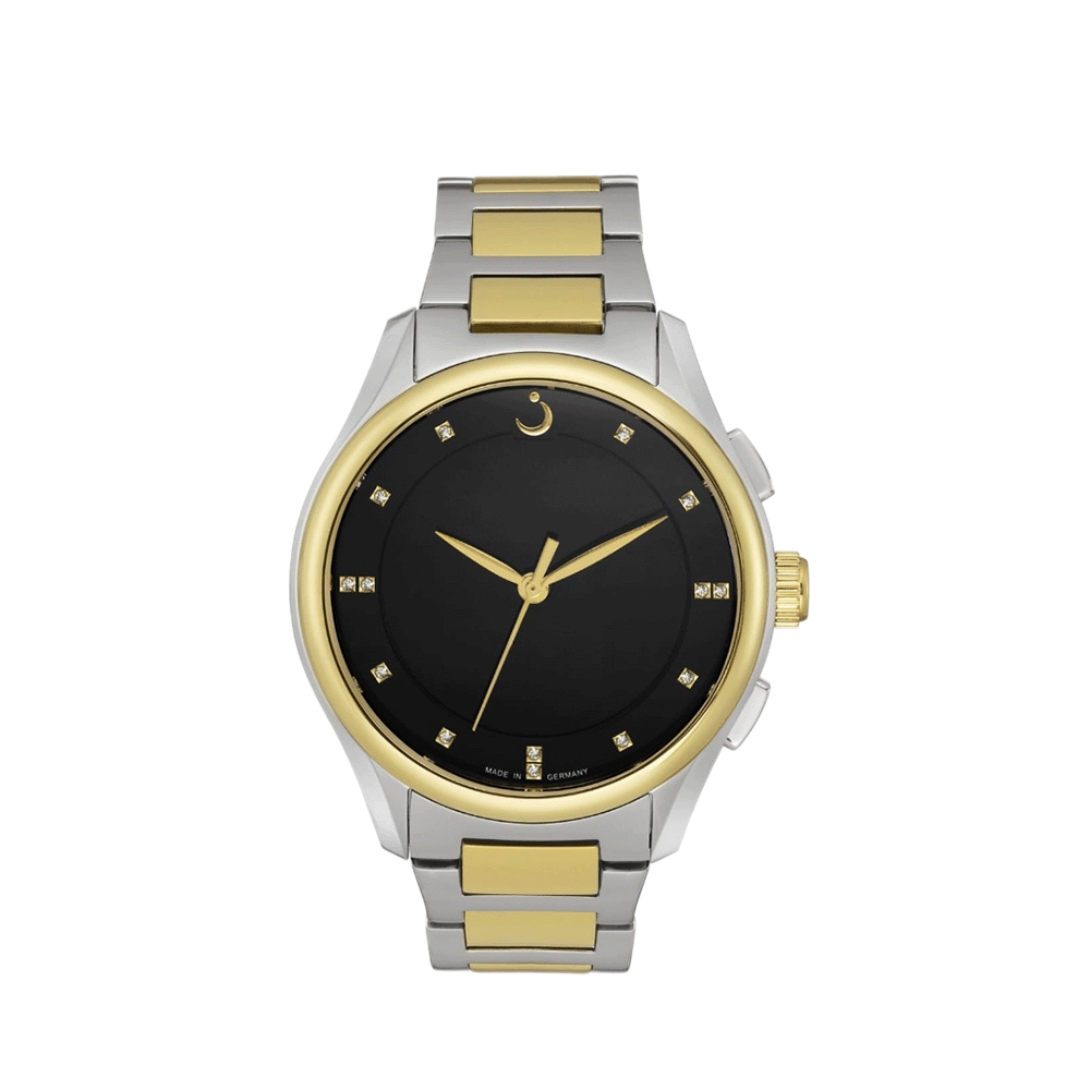 الفجر ساعة يد بهيكل وسوار من الاستانلس أستيل - موديل WG-28TS