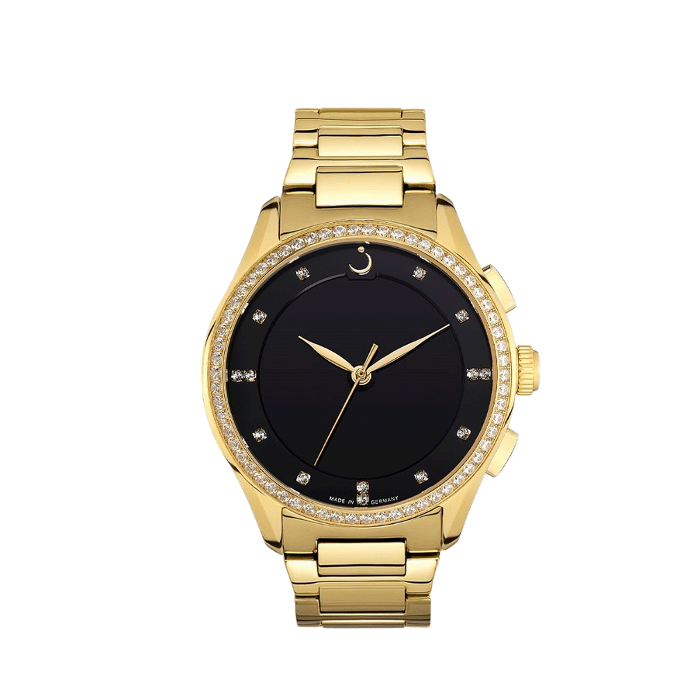 الفجر ساعة يد بهيكل وسوار من الاستانلس أستيل - موديل WG-28