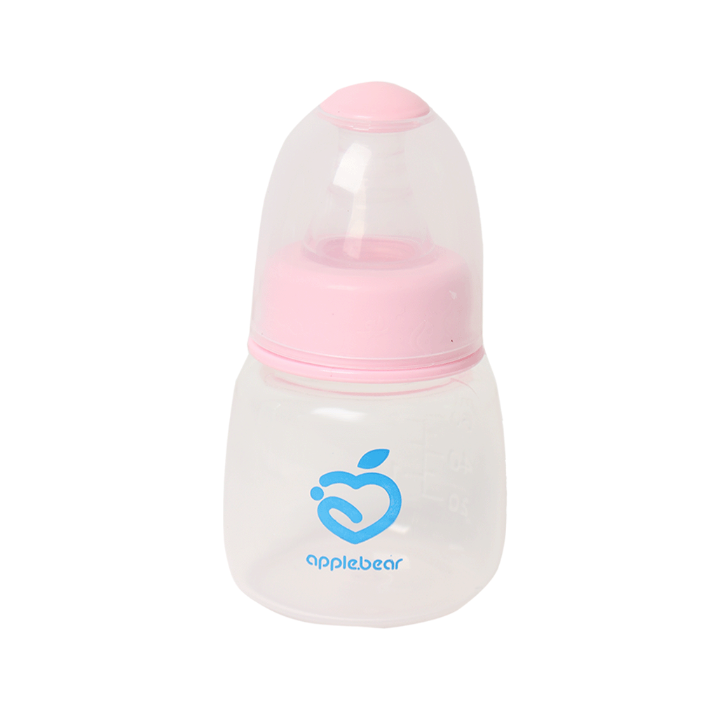 أبل بير رضاعة بلاستيكية بدون مقبض - 60 مل