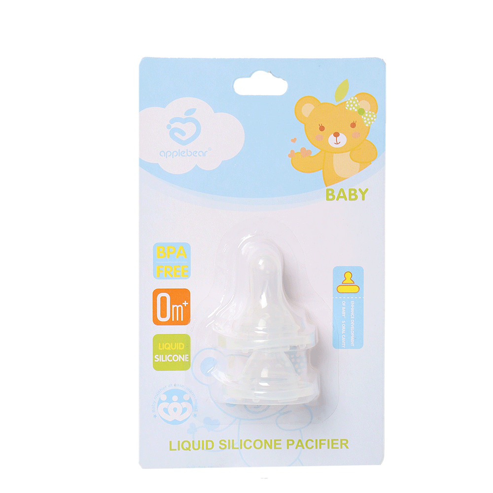 أبل بير حلمات رضاعة للأطفال - عدد 2