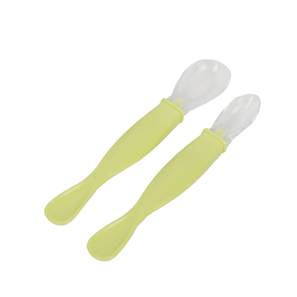 أبل بير ملاعق سيليكون للأطفال
- عدد 2