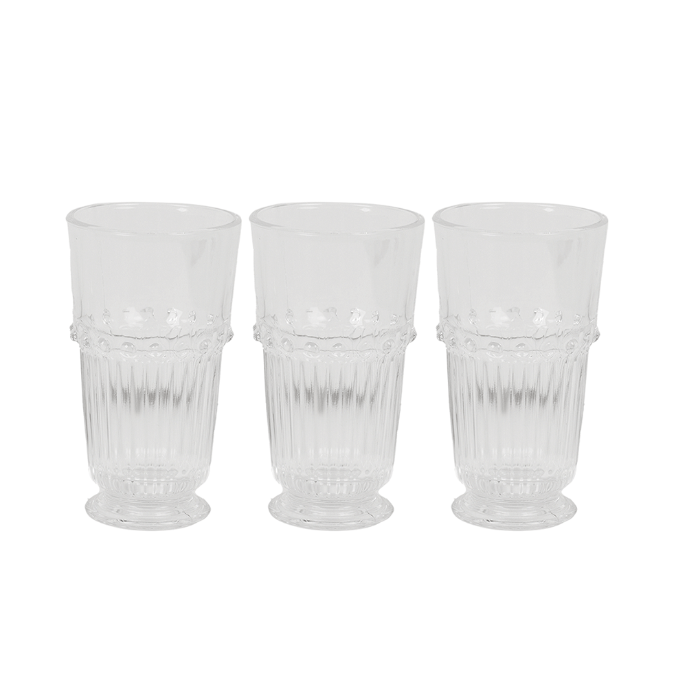 زادكو طقم كاسات عصير - عدد 3 كاسات