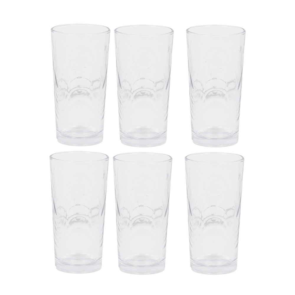 بيلوي طقم كاسات عصير بشكل دائري - عدد 6كاسات