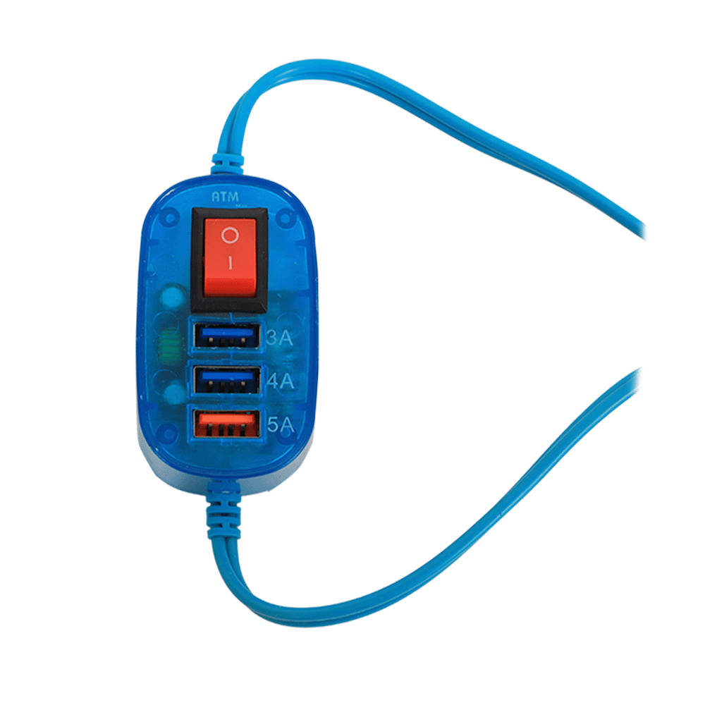 أي تي ام ماكس شاحن متعدد الأغراض مع كابل بطارية - موديل ATM-400