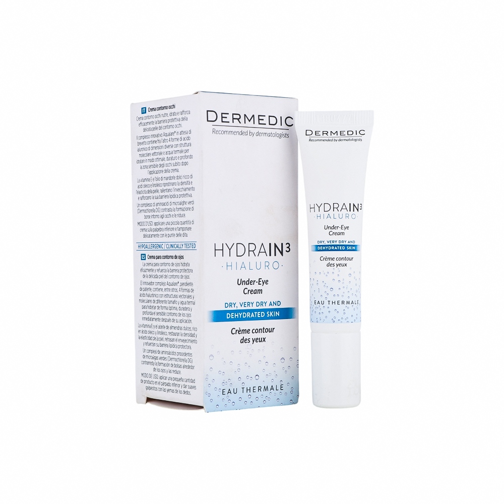 ديرميدك هيدرين 3 كريم العين لترطيب البشرة الجافة جداً والمعرضة للجفاف - 15 مل