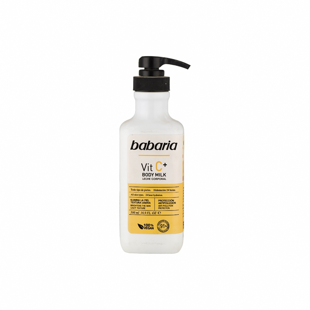 باباريا فيتامين سي لوشن للجسم لجميع أنواع البشرة - 500 مل