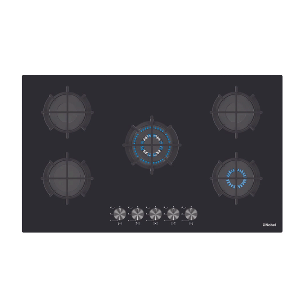نوبل طباخة غاز 5 شعلات - موديل NBH9502GH