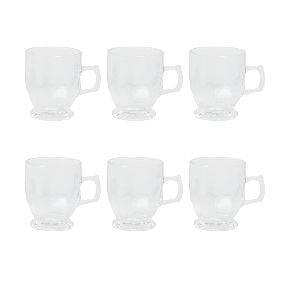 زادكو قلاصات شاي زجاجية - عدد 6 × 165 مل