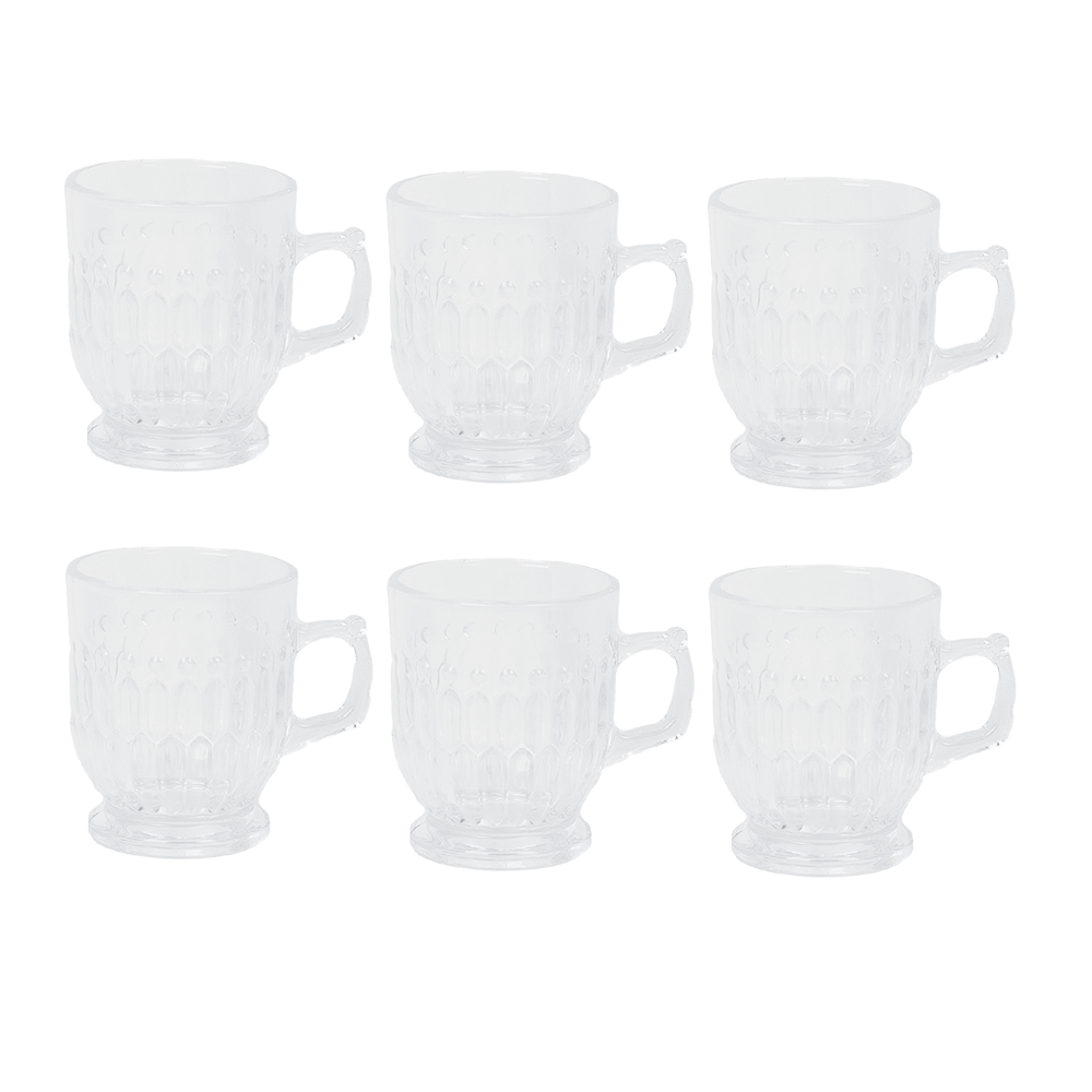 زادكو قلاصات شاي زجاجية - عدد 6 × 165 مل