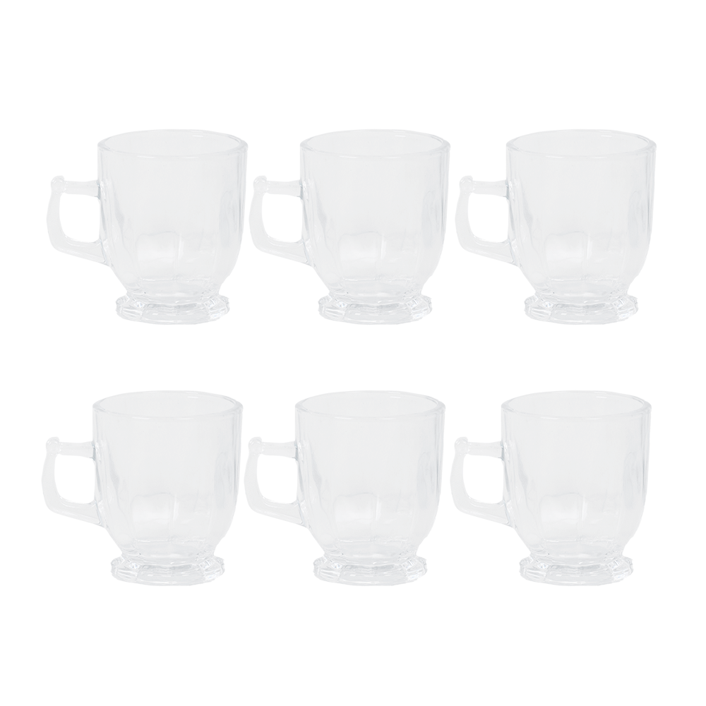 زادكو قلاصات شاي زجاجية - عدد 6 × 165 مل