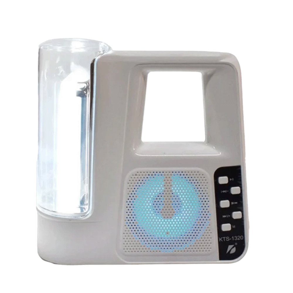 ‏ مكبر صوت بلوتوث محمول مع مصباح فلاش LED مدمج‏ - موديل KTS-1320