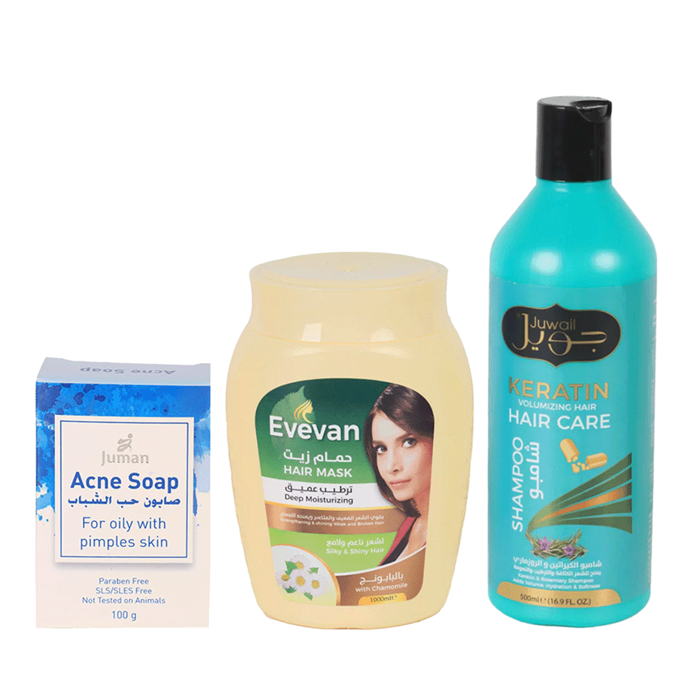 باكج العناية و النظافة بالبشرة والشعر