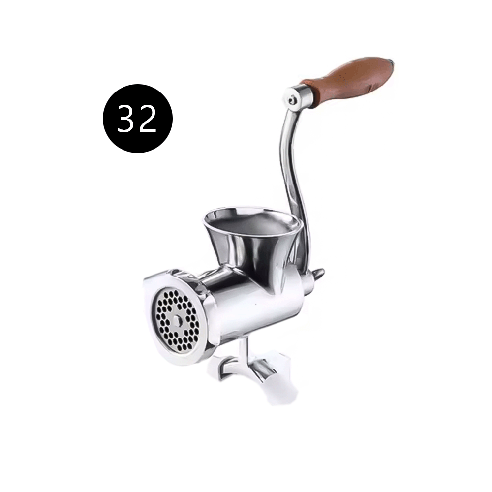 جزي سي واي فرامة اللحوم اليدوية ستانلس ستيل - مقاس 32