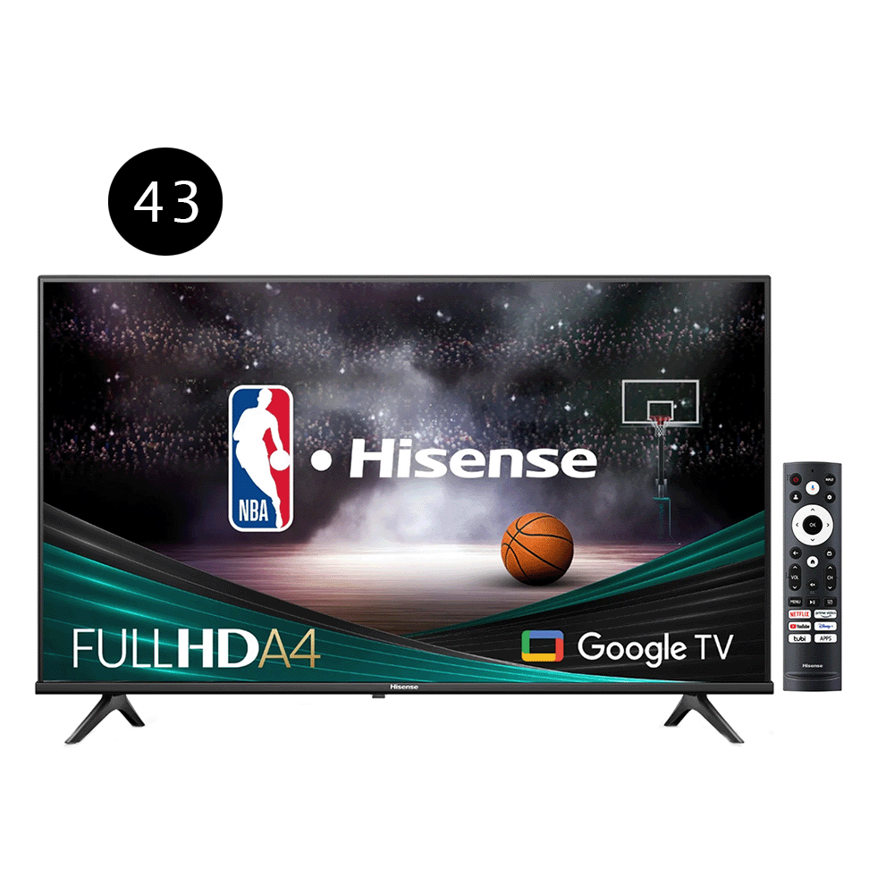 هايسنس تلفزيون 43 بوصة سمارت FHD A4K  - موديل 43A4H