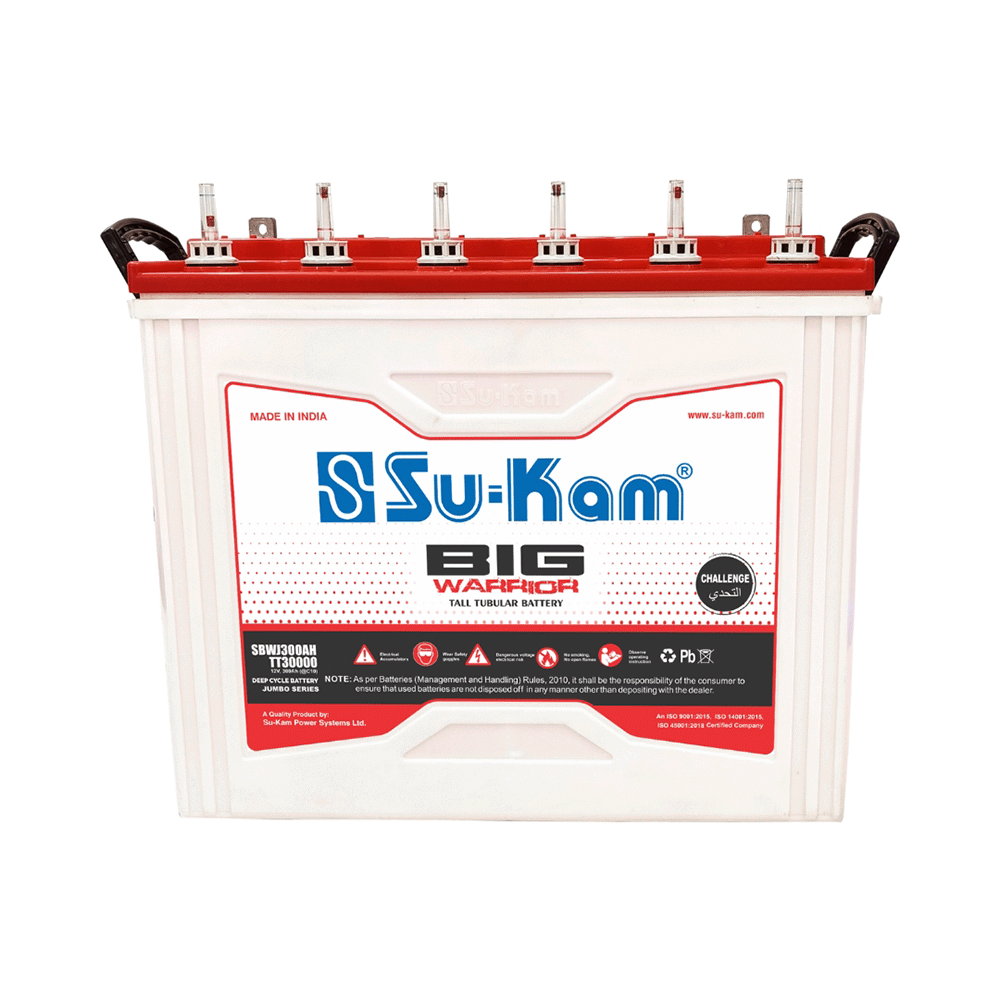 سوكام بطارية سعة 300 أمبير - موديل  Big Warrior - R+W