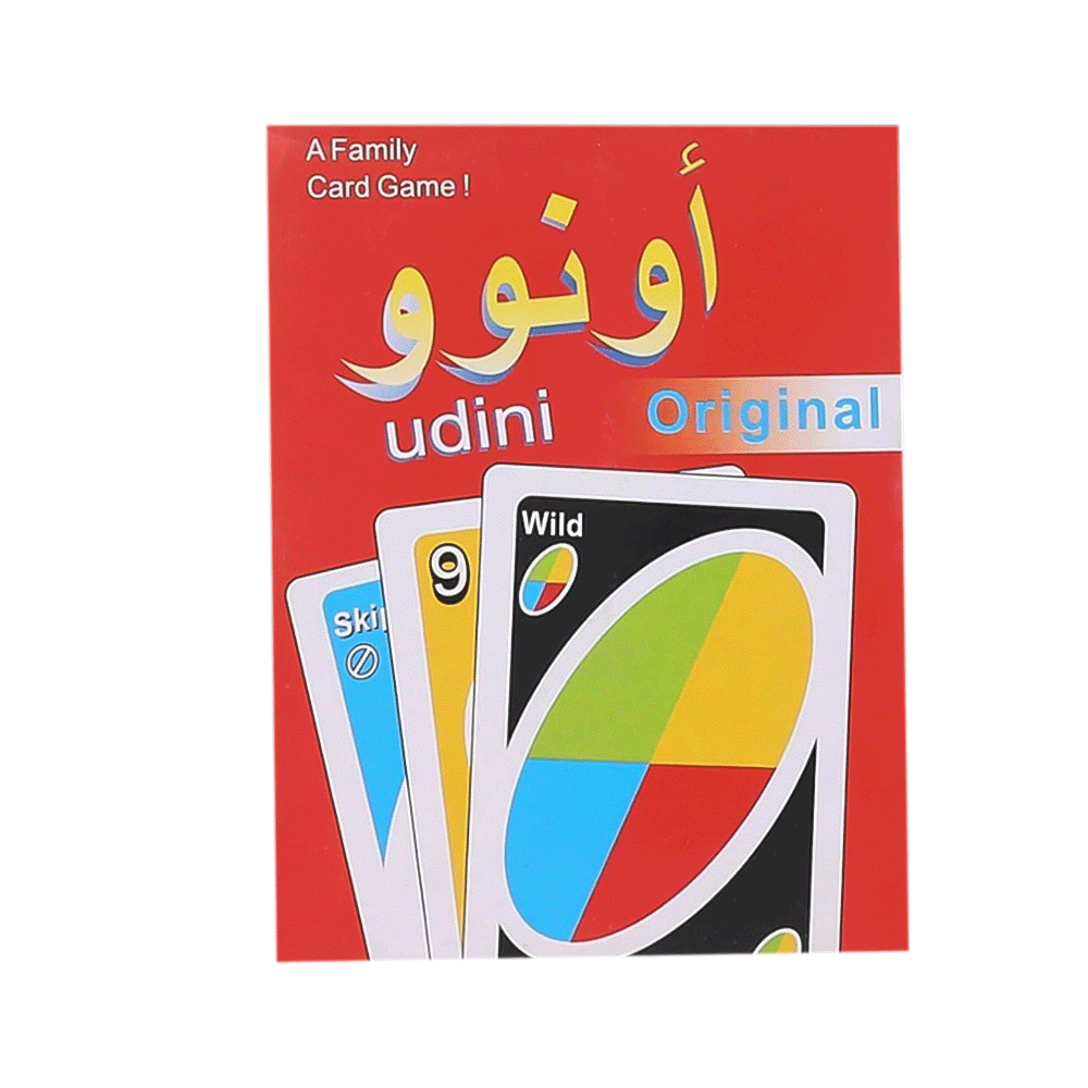 ماتيل لعبة أونو الأصلية لجميع الأعمار - 108 ورقة
