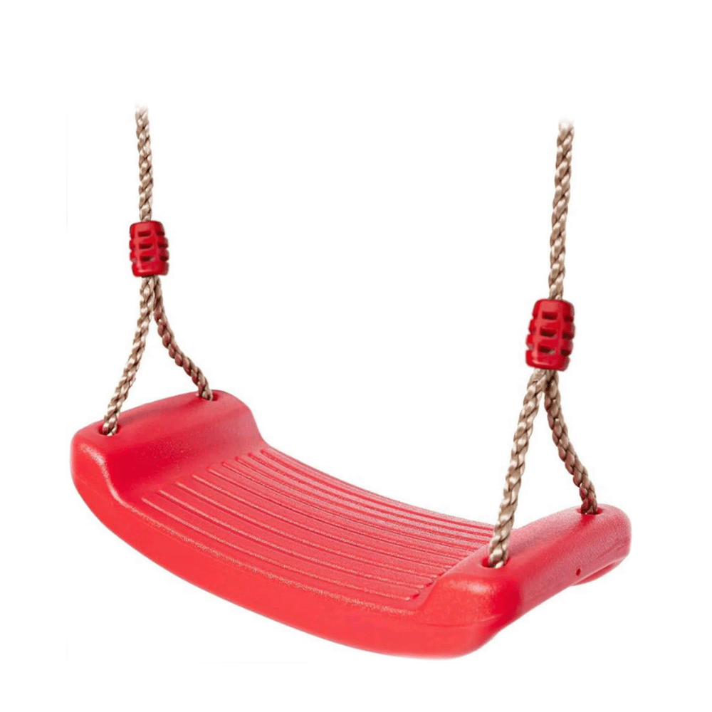 مقعد أرجوحة بلاستيكي للأطفال مع حبال