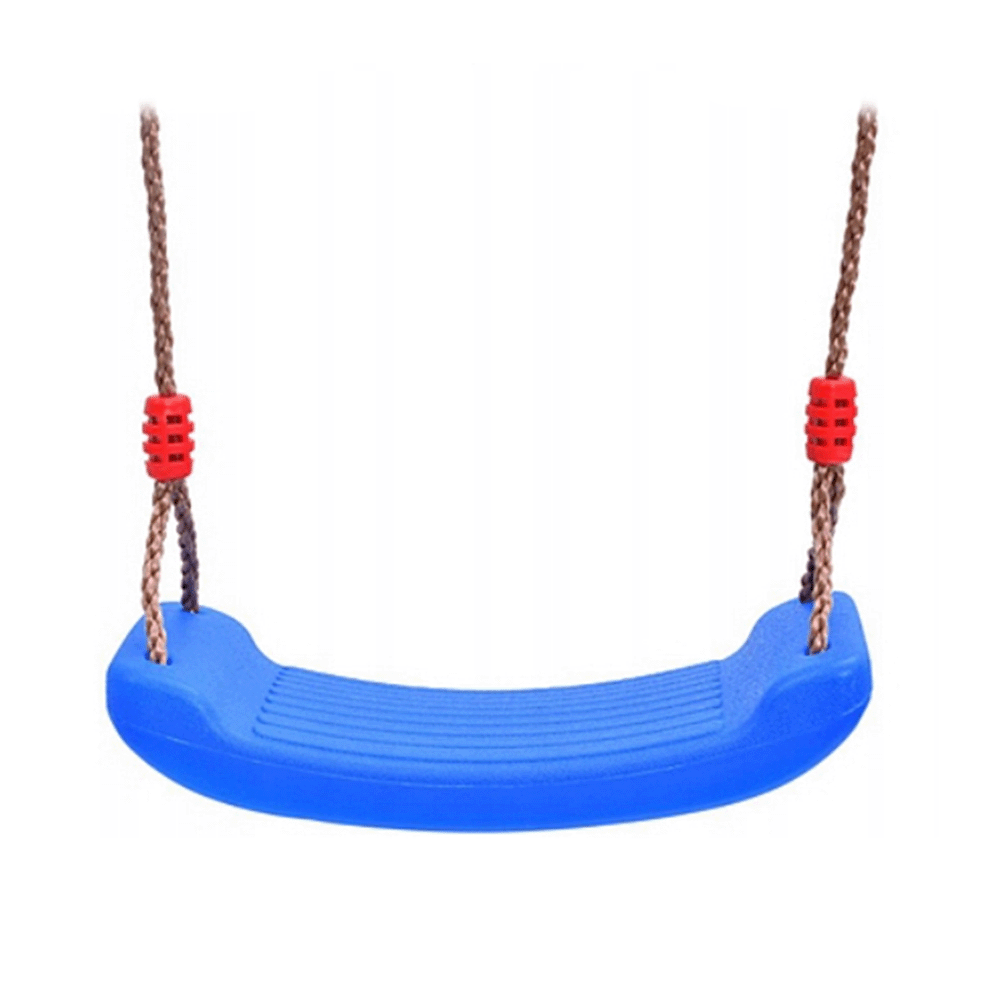 مقعد أرجوحة بلاستيكي للأطفال مع حبال