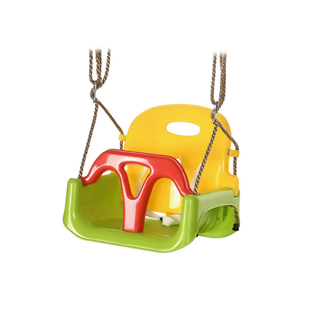 أرجوحة أطفال مع حزام أمان ومسند