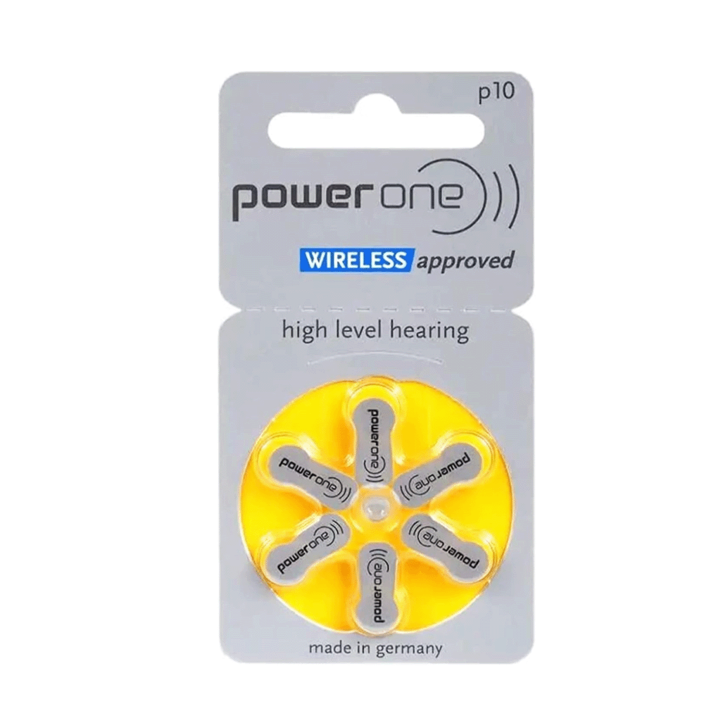 باور ون بطاريات سماعات الأذن اللاسلكية بجهد 1,45 فولت - موديل P10