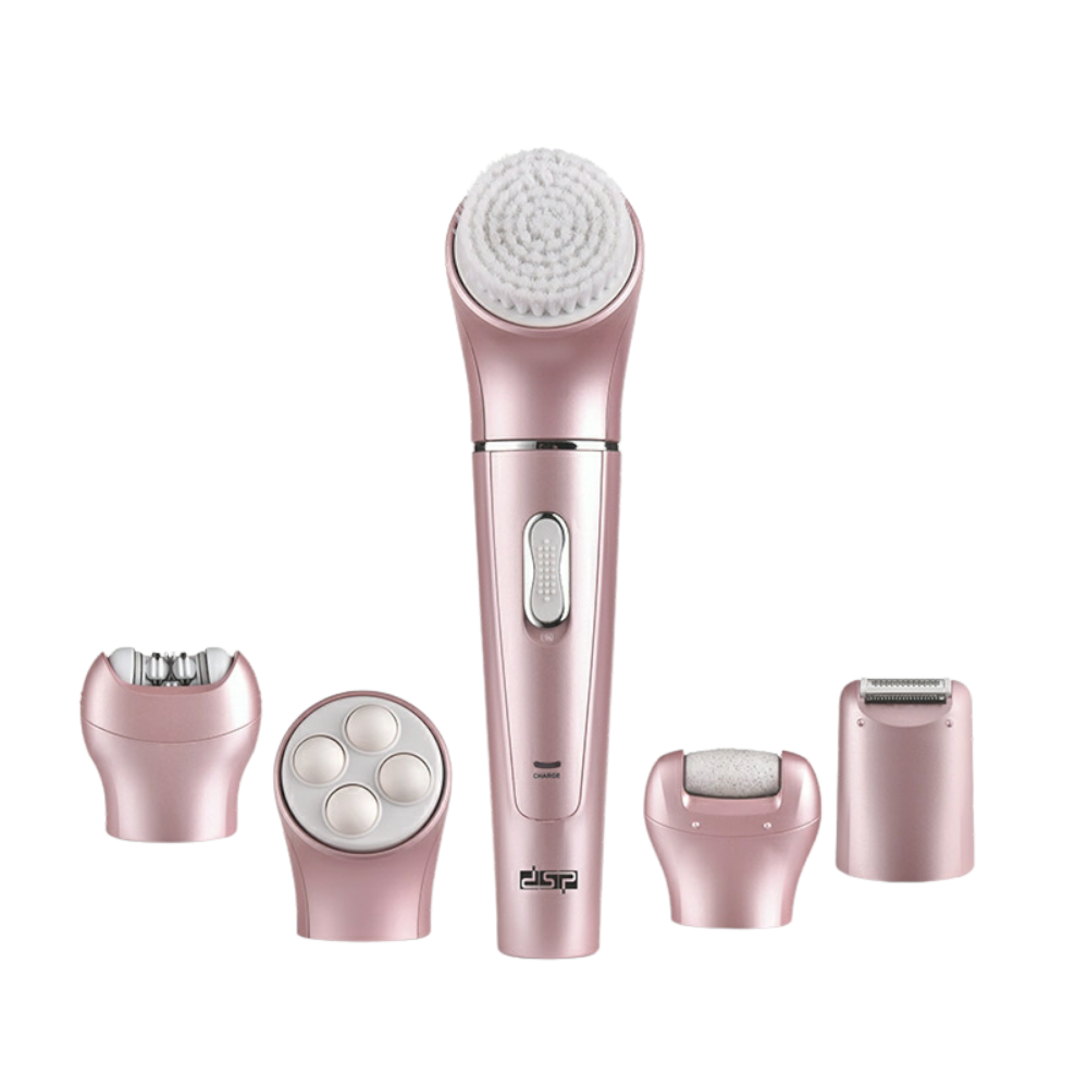 جهازغسول وجة  5 قطع  بقوة 4 وات موديل 70153A - وردي