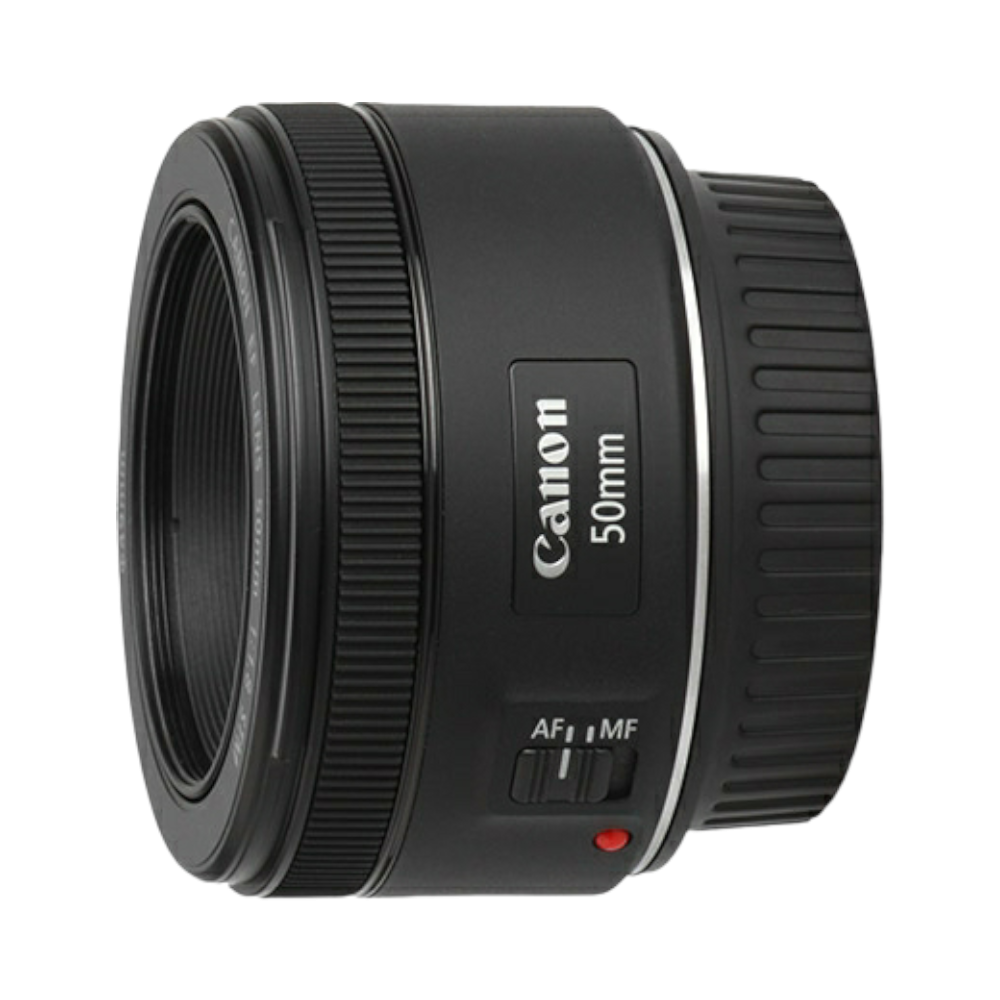 كانون عدسة كاميراEF 50mm f / 1.8 STM - أسود