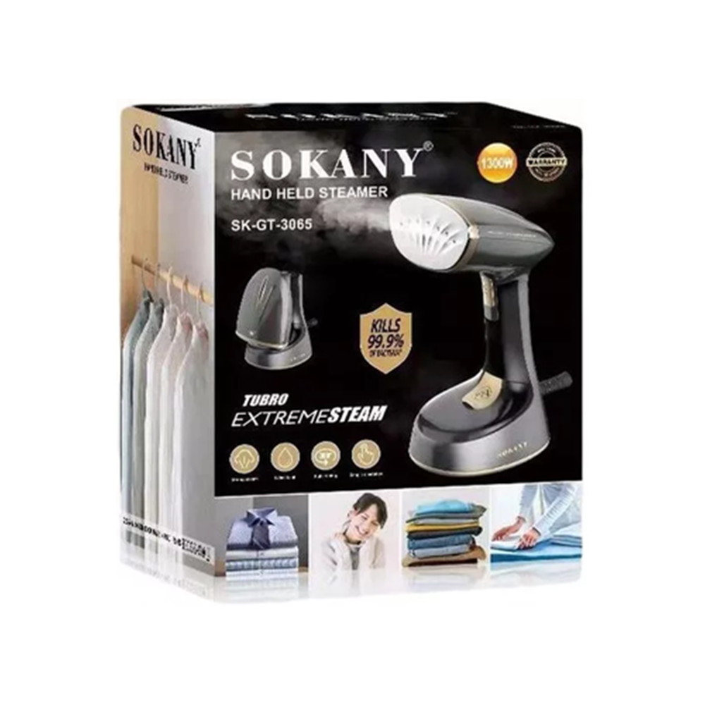  سوكاني مكواة بخار محمولة 1470وات موديل SK-GT-3065-أسود